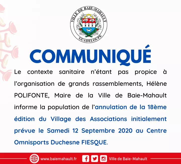 Annulation village des associations