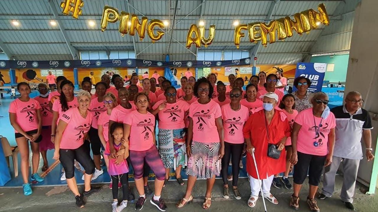 Ping au Féminin au PPC Baie-Mahaut  - Guadeloupe