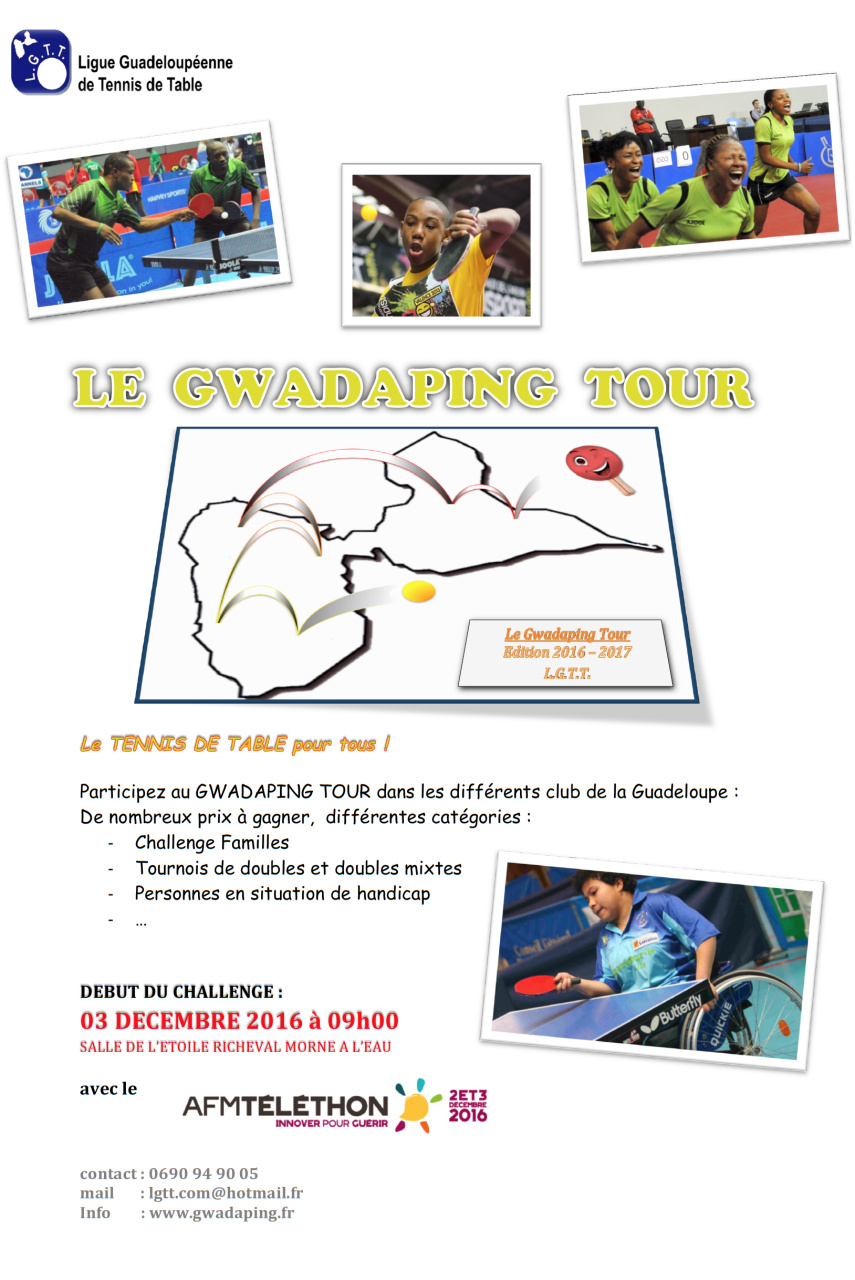 GWADAPING TOUR 2016-2017